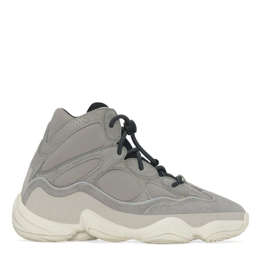Yeezy Mens 500 Leather High Top Trainers / Neutral